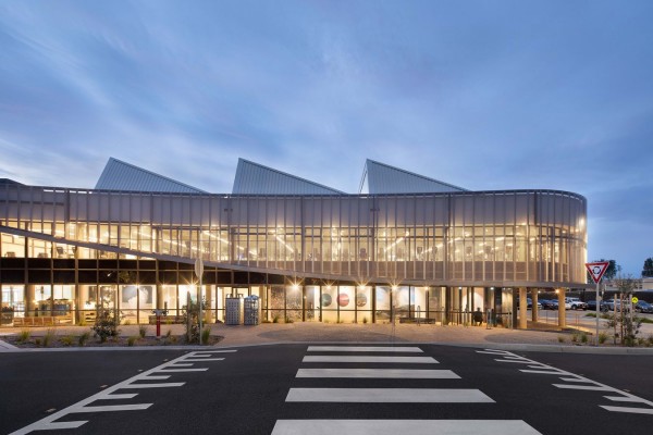 Yawa Aquatic Centre side view