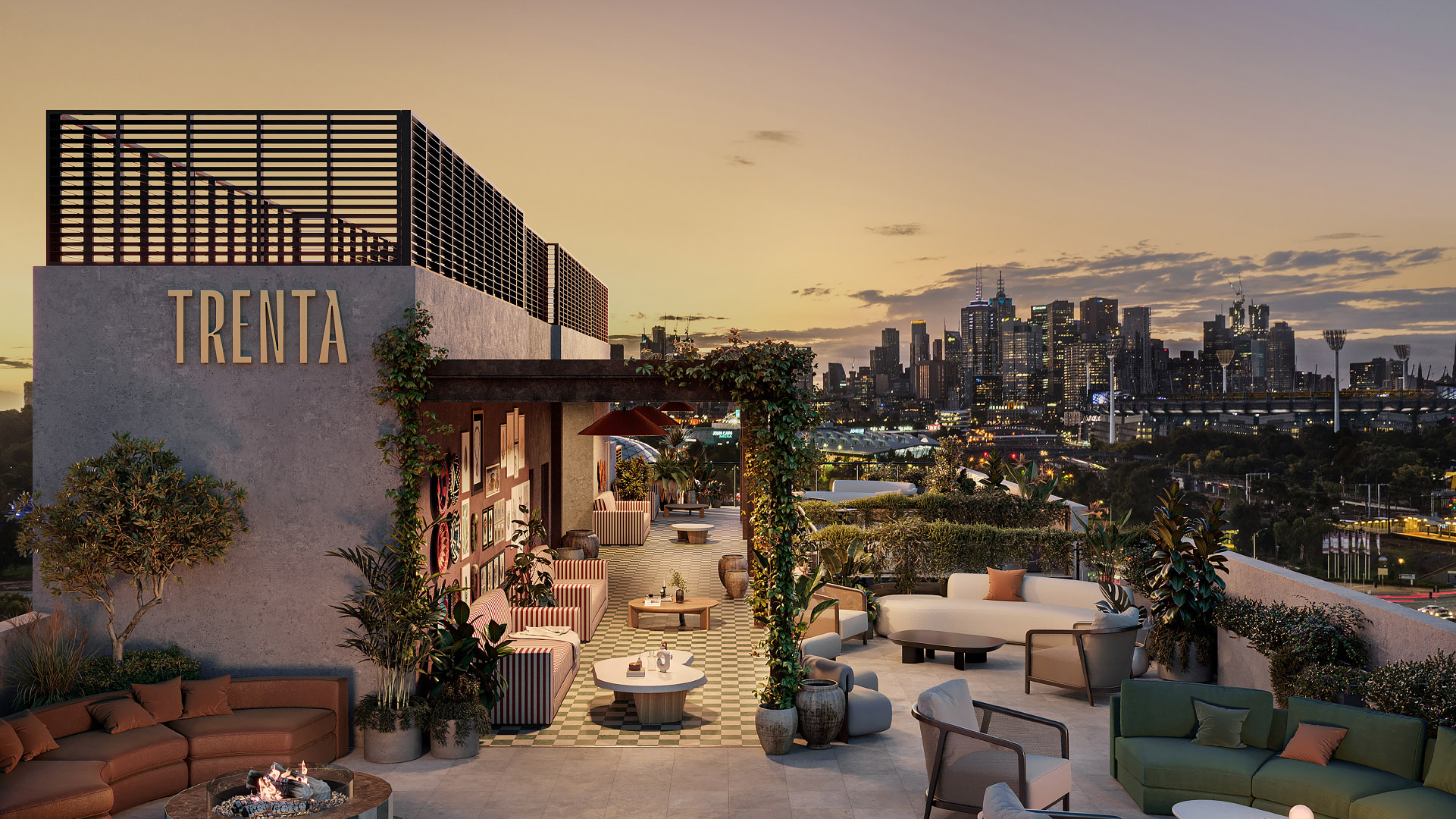 30 Cremorne rooftop